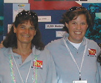 Ellen Minichiello, Bevlynn Moser: on leave from Massachustts Audubon and Auburn University (respectively)