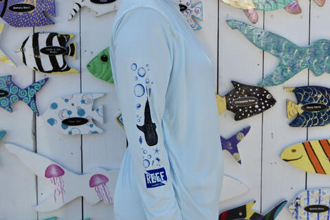 Whale Shark Ocean Icon Rash Guard | Reef Environmental Education Foundation