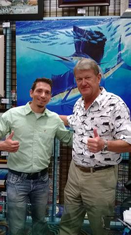 Meeting with Guy Harvey at the Miami Boat Show