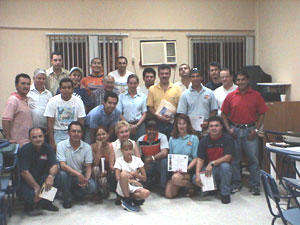 The Veracruz training workshop participants.